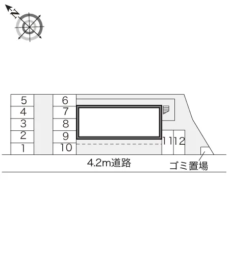 ★手数料０円★広島市佐伯区五日市中央　月極駐車場（LP）